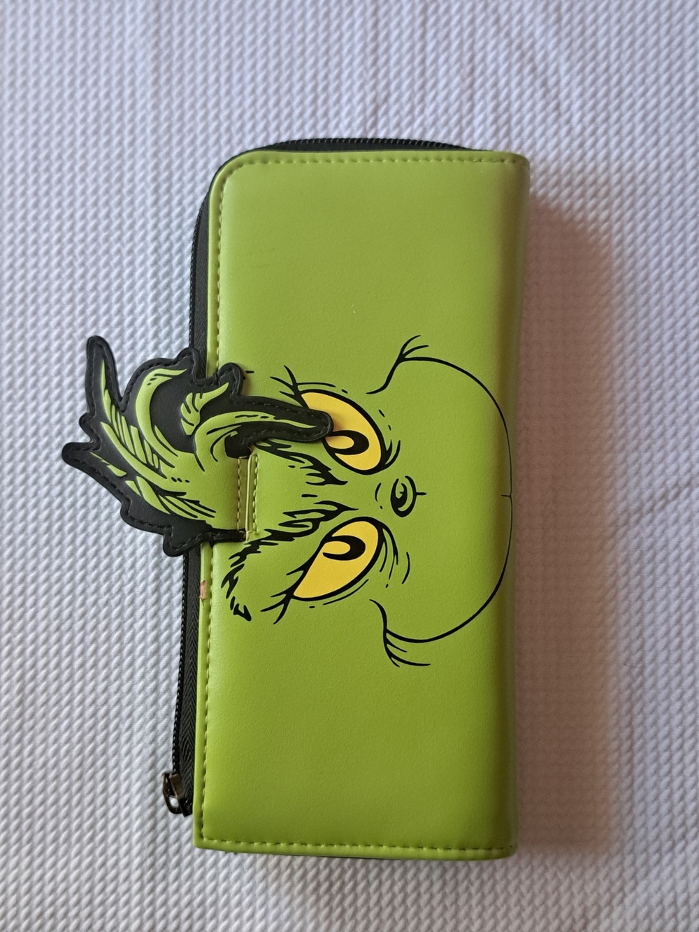 Green GRINCH Zipper Wallet